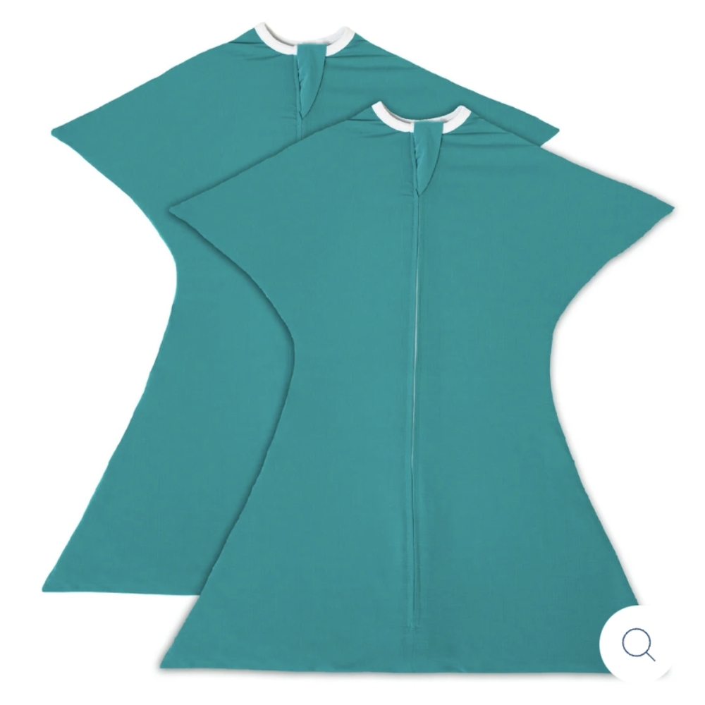 Zipadee Zip bundle of 2 - size XS/3-6 months sleep sack - teal